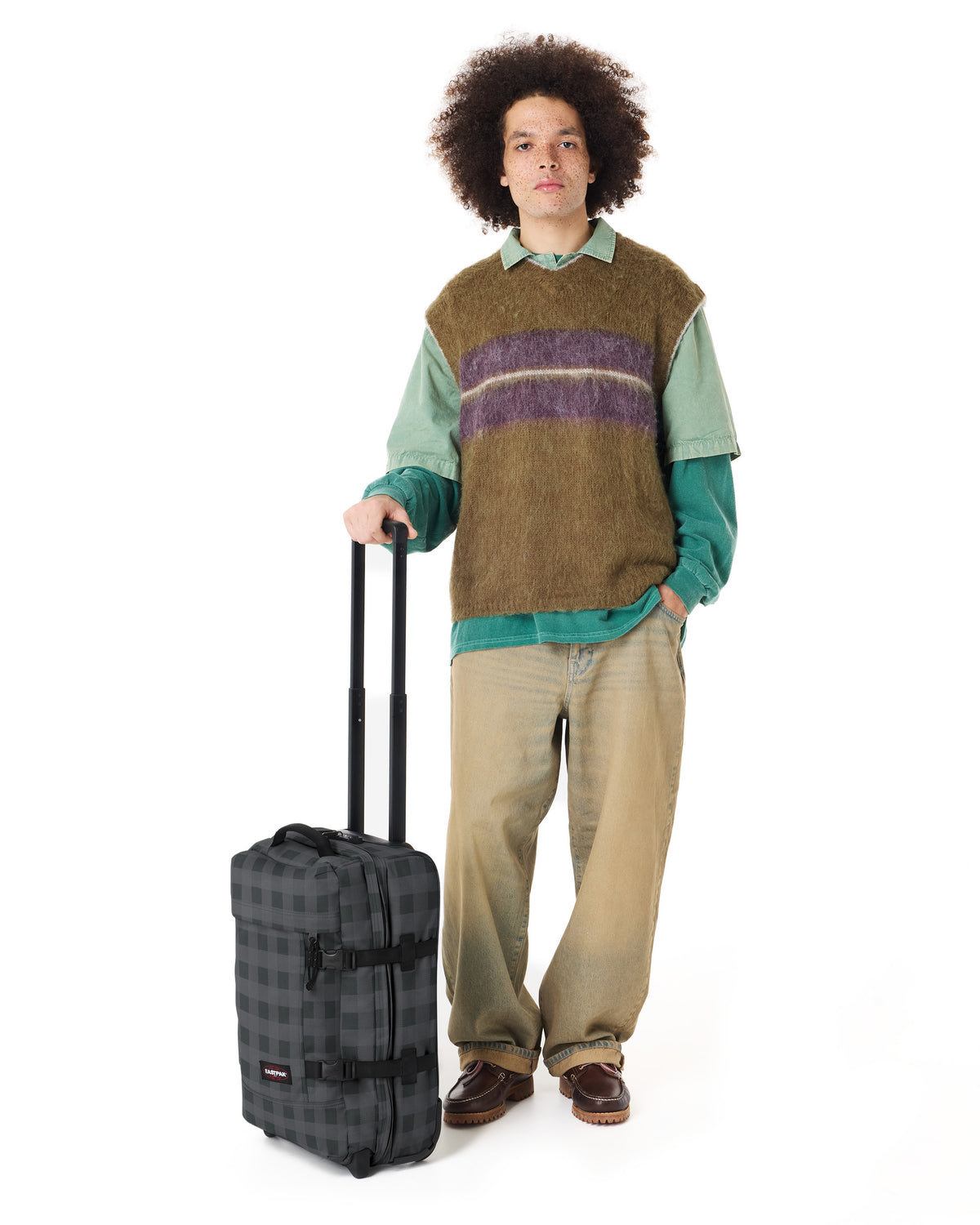 Eastpak TRANVERZ S Checker Grey  - 3