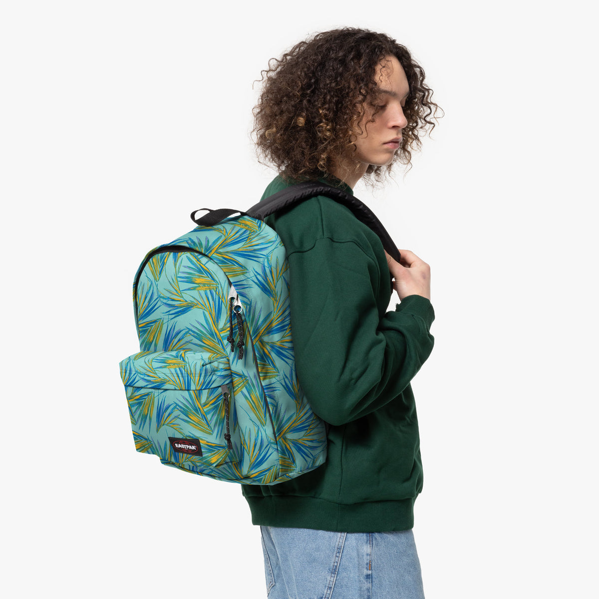Eastpak OUT OF OFFICE Brize Palm Aqua  - 5