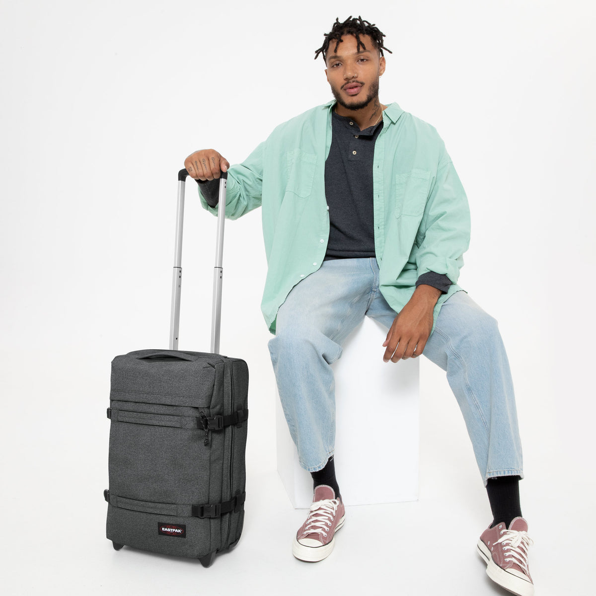 Eastpak TRANSIT'R S Black Denim  - 4