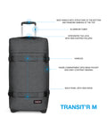 Eastpak TRANSIT'R M Black Denim  - 6