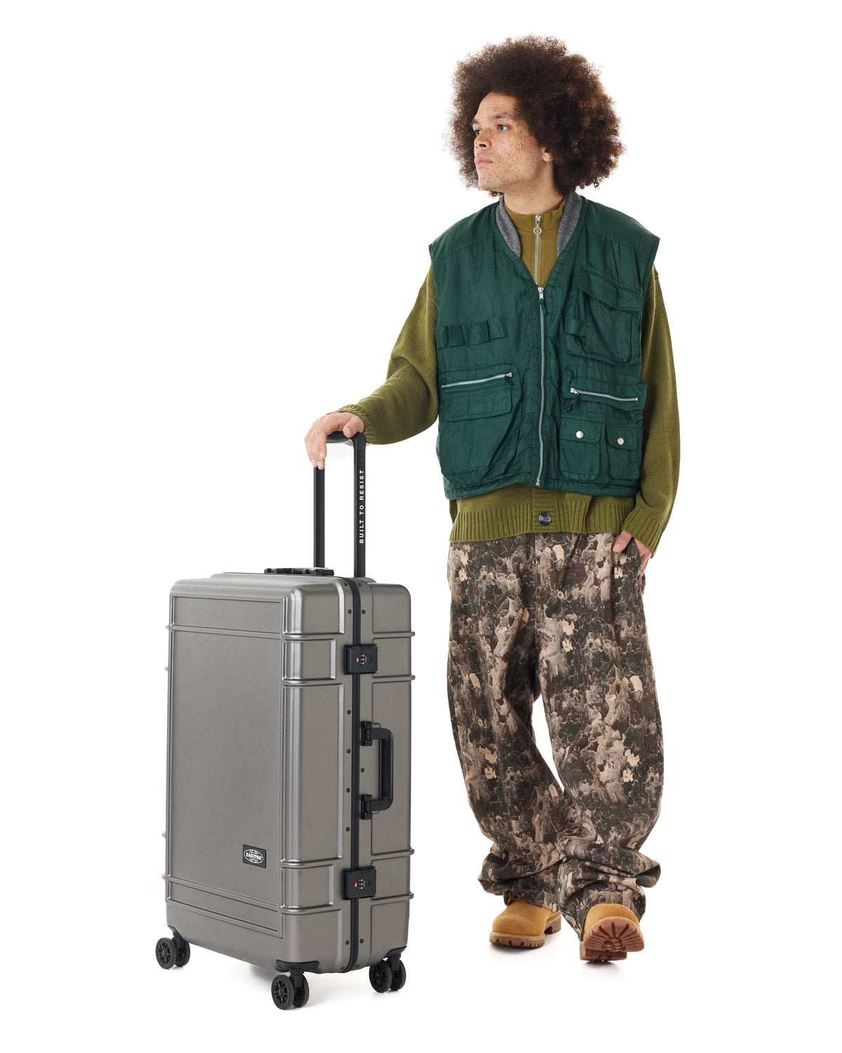 Eastpak RESIST'R CASE L Brushed Metal  - 4