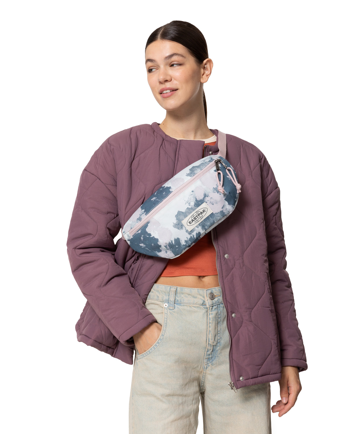 Eastpak BUMBAG LARGE Washed Pink  - 2