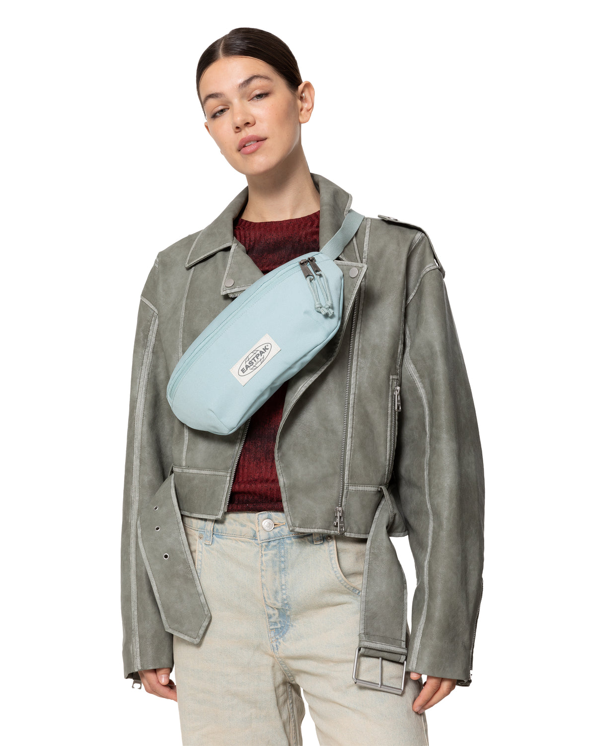 Eastpak BUMBAG LARGE Washed Turquoise  - 2