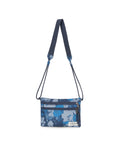 Eastpak CROSTIN Washed Print Blue  - 4
