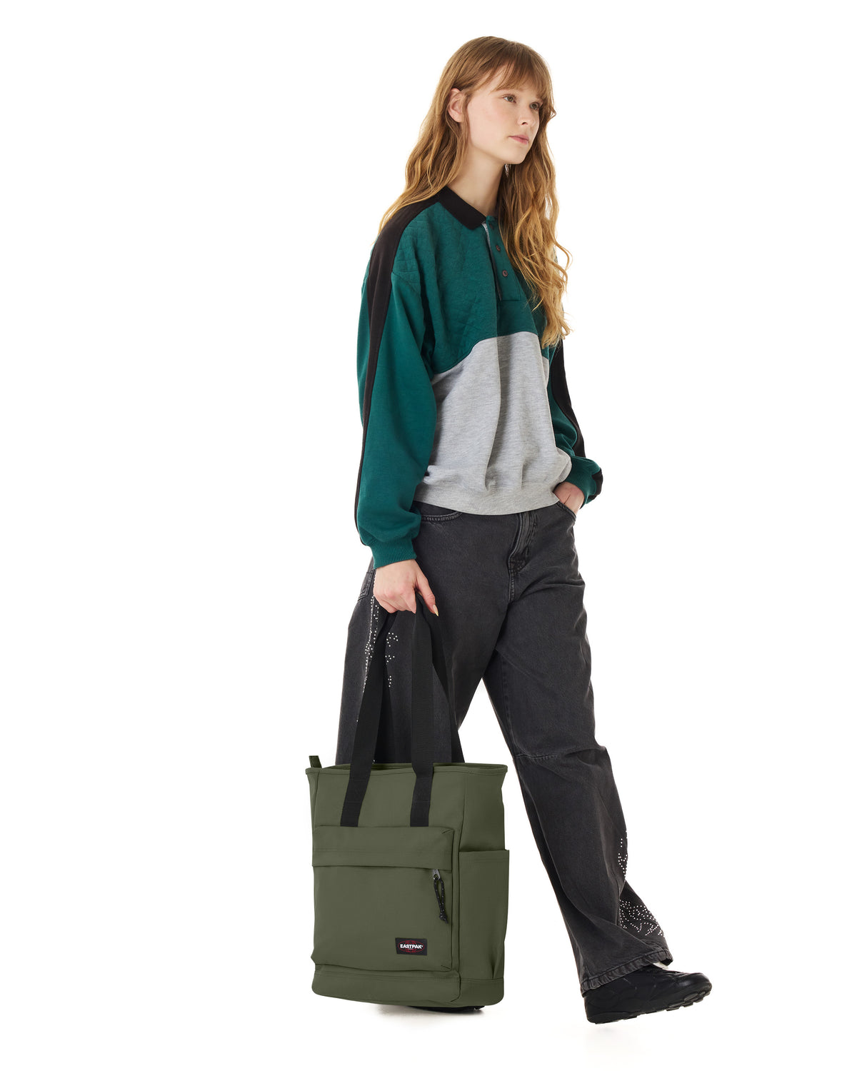 Eastpak TOTE POCKET Dark Khaki  - 6